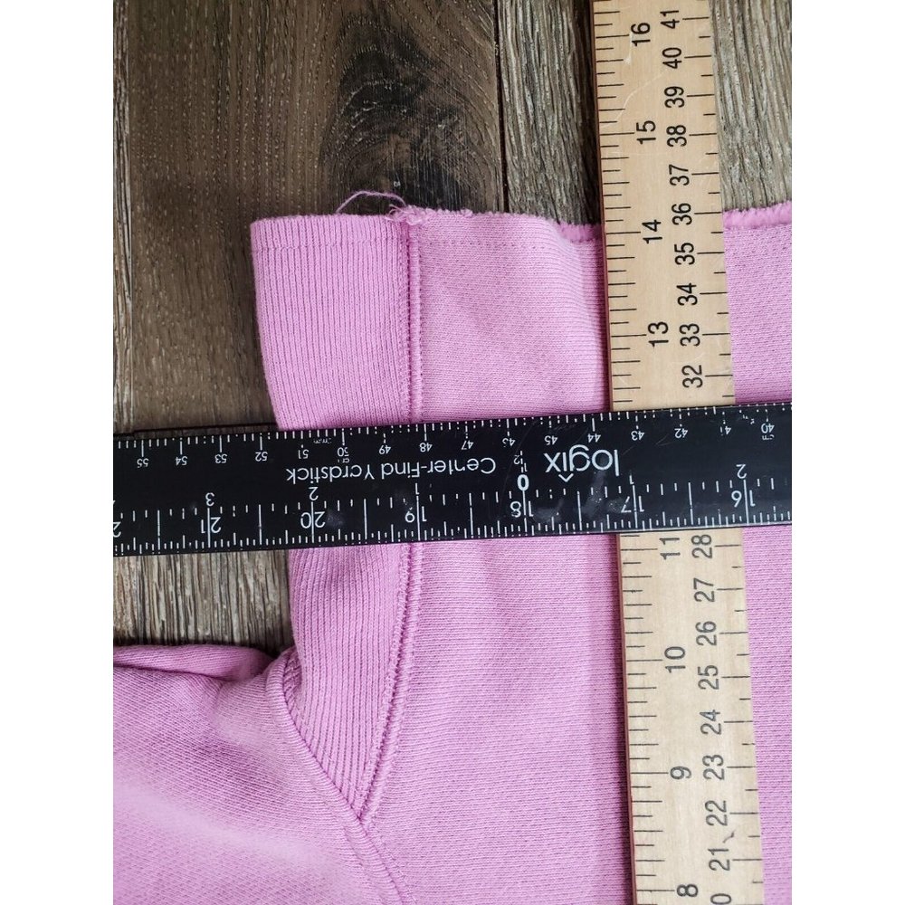 Champion Reverse Weave Women's XS Lilac Sweatshirt Cropped Vintage Style LS - Picture 6 of 10